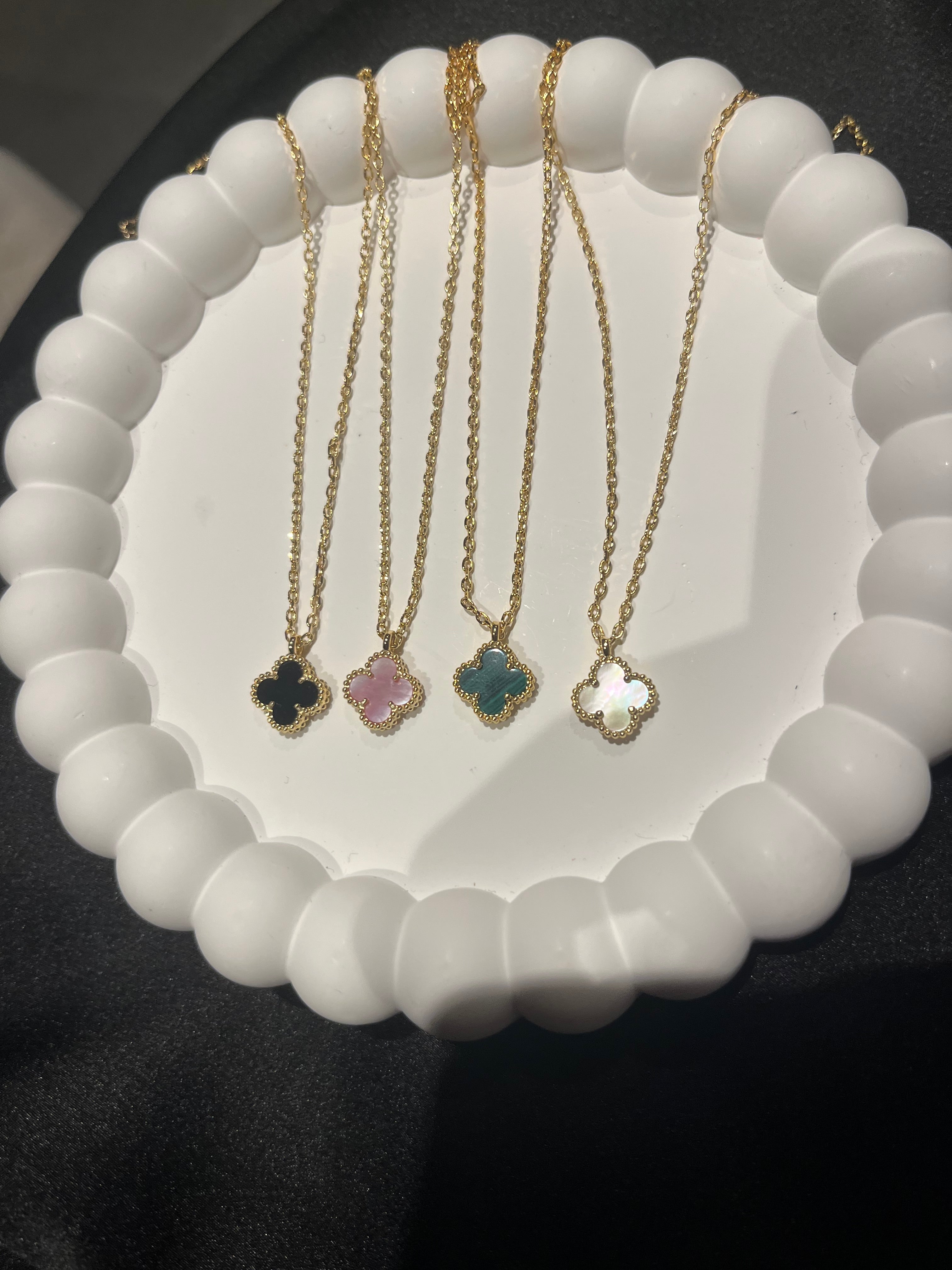 Mini stamp necklaces