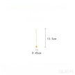 14K Gold Plated Sterling Silver Ear wire Earrings Aubrey