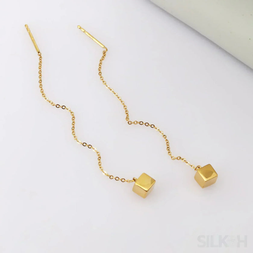 14K Gold Plated Sterling Silver Ear wire Earrings Aubrey