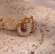 Mini diamond hoops