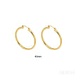 18K Gold Plated Sterling Silver Hoop Earrings Jen