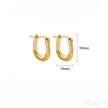18K Gold Plated Sterling Silver Hoop Earrings Sue