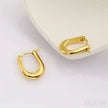 18K Gold Plated Sterling Silver Hoop Earrings Sue