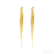 18K Gold Plated Sterling Silver Multi Chain Hoop Earrings Journee