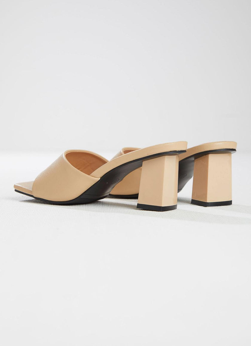Daisy Mule Heel - Beige
