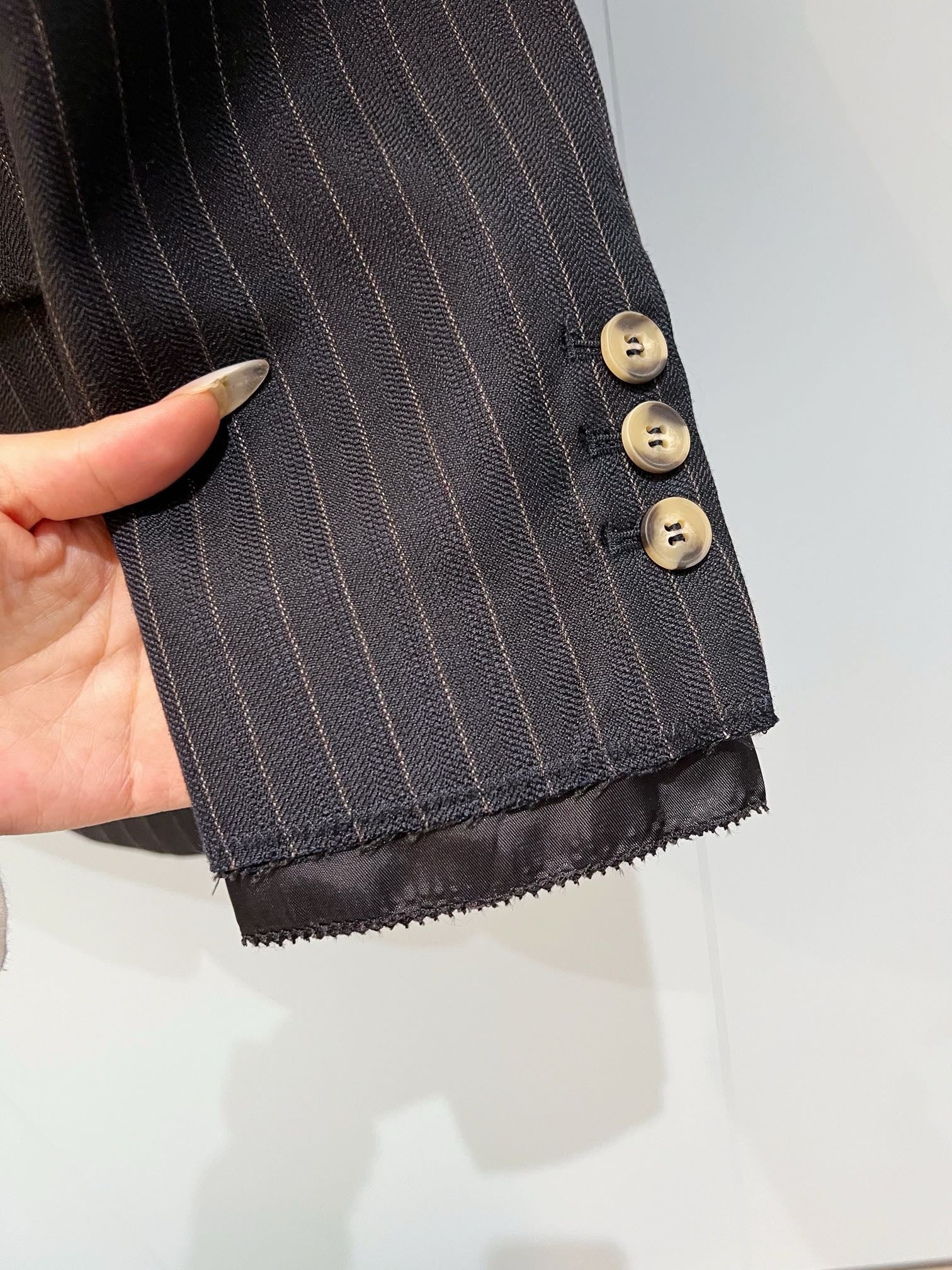 Pinstripe Tailored Blazer