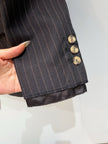 Pinstripe Tailored Blazer