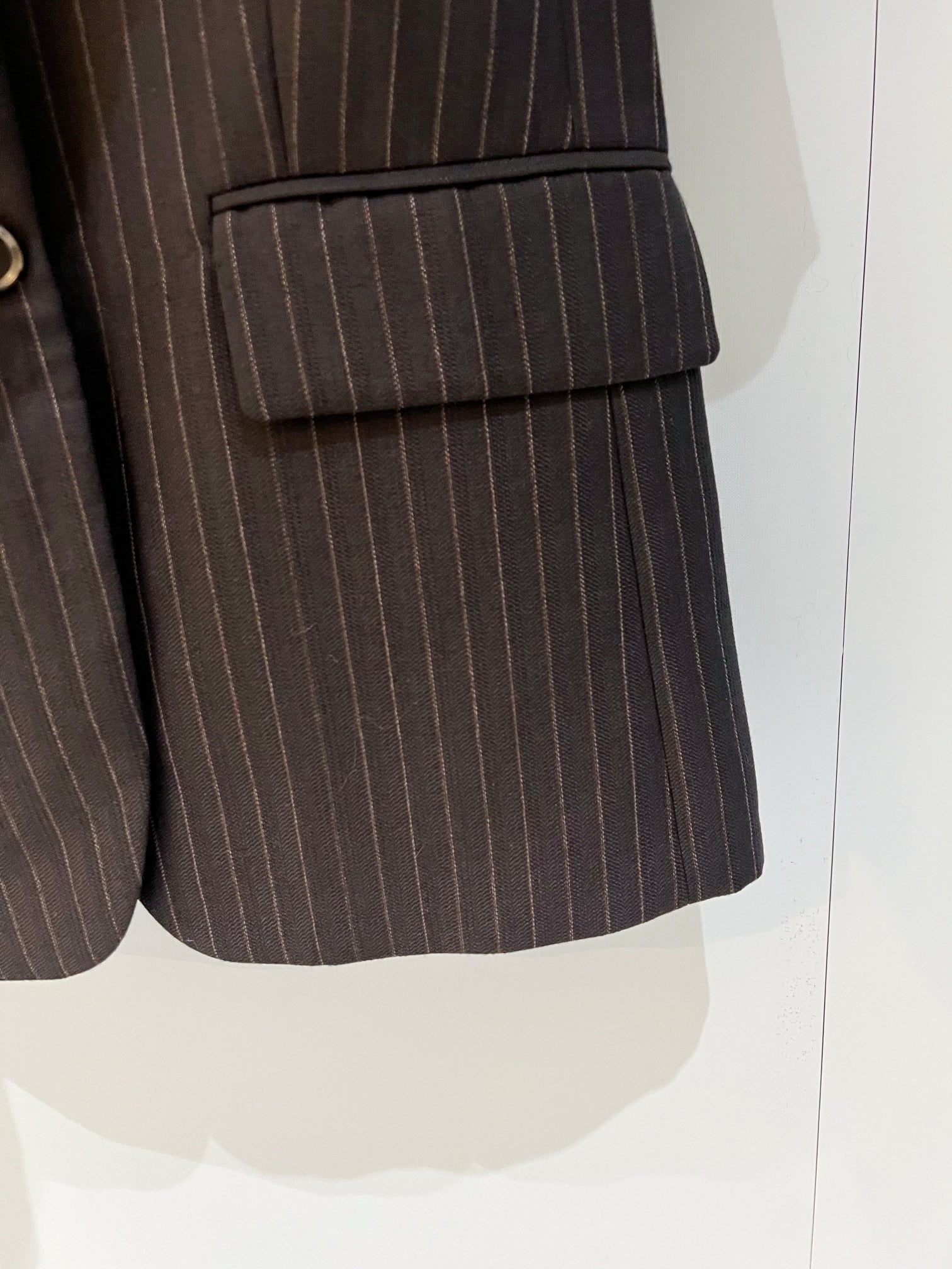 Pinstripe Tailored Blazer