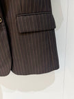 Pinstripe Tailored Blazer