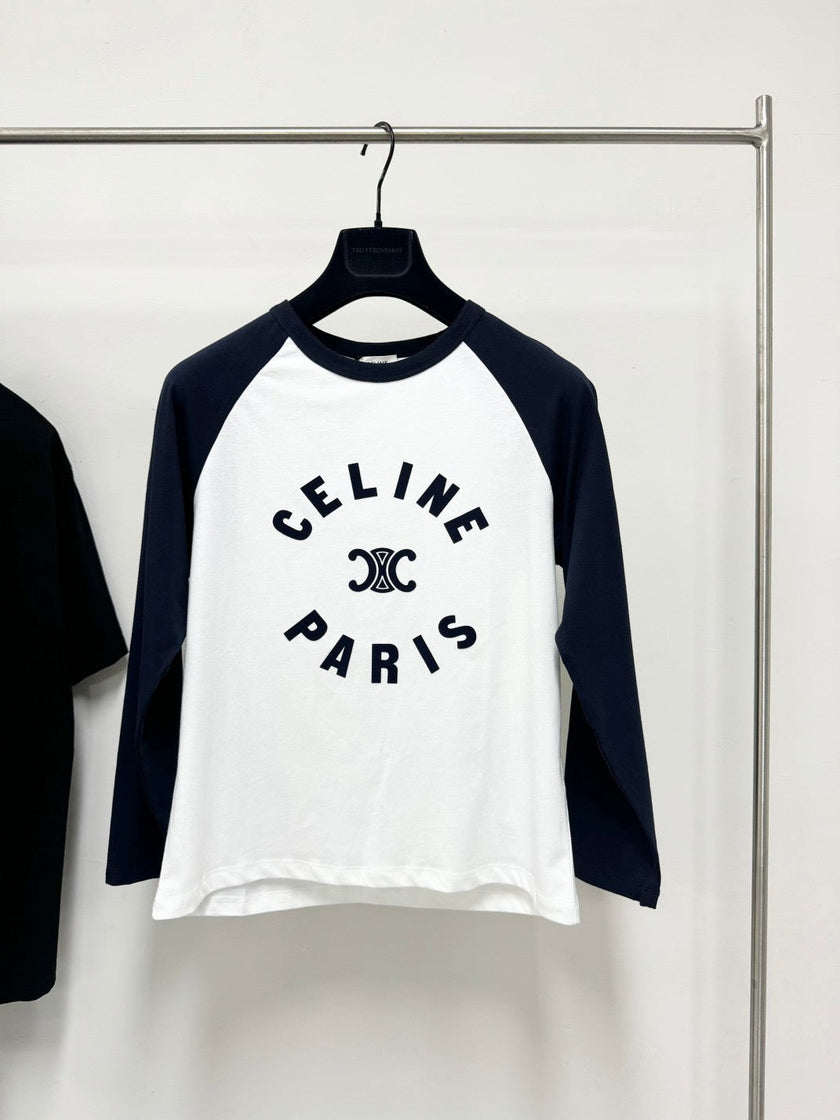 Paris Crest Raglan Tee