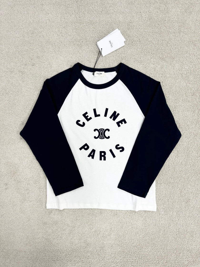 Paris Crest Raglan Tee