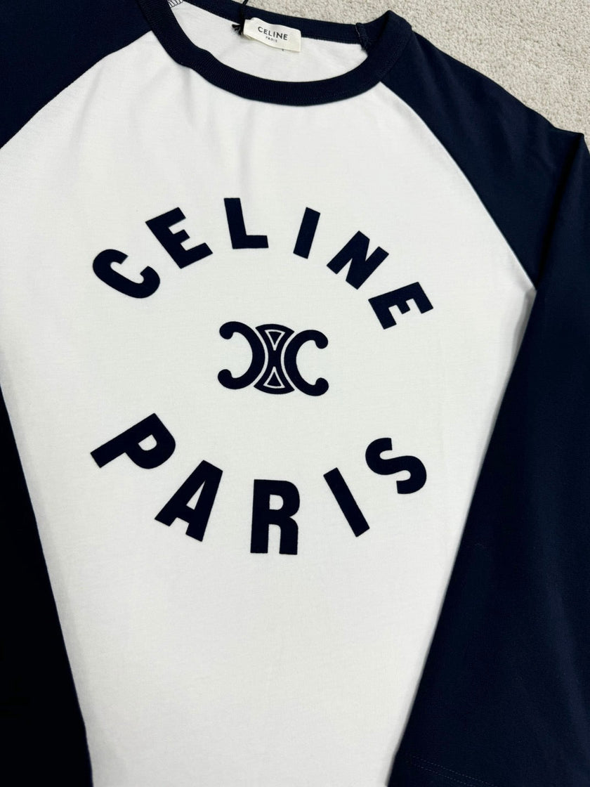 Paris Crest Raglan Tee