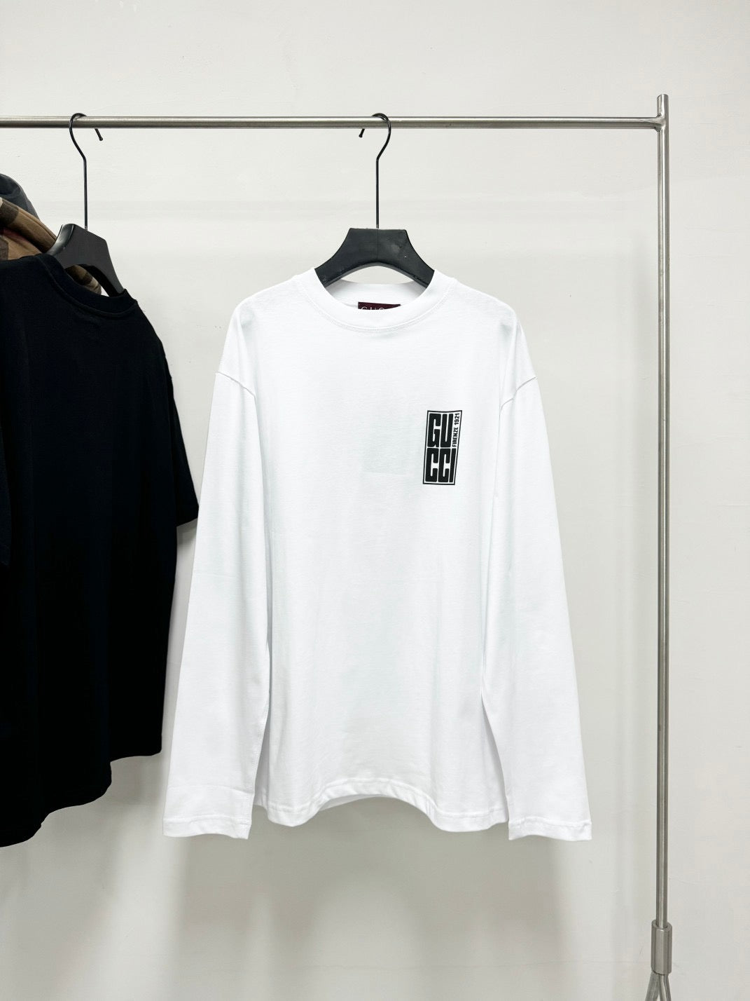 Minimal Luxe Logo Long Sleeve Tee