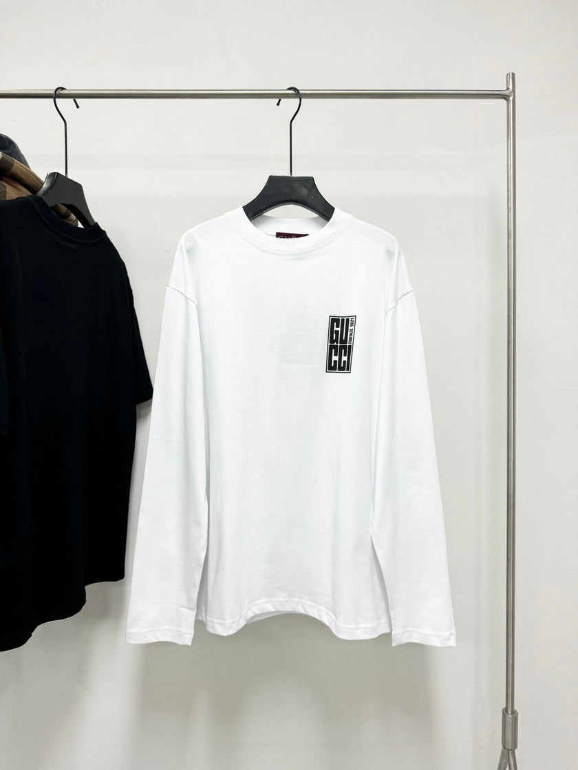 Minimal Luxe Logo Long Sleeve Tee