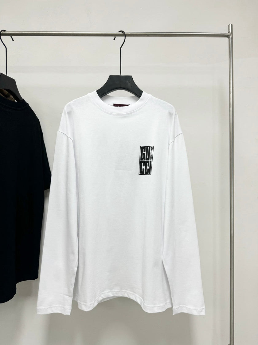 Minimal Luxe Logo Long Sleeve Tee