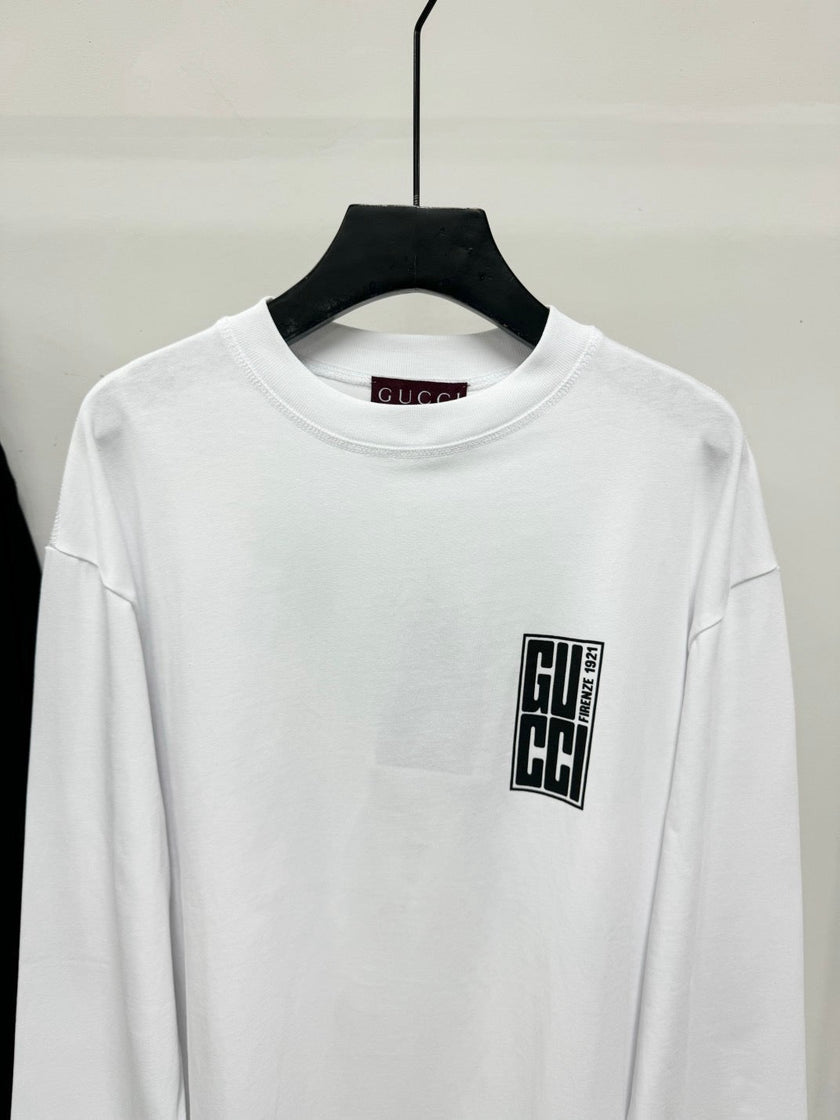 Minimal Luxe Logo Long Sleeve Tee