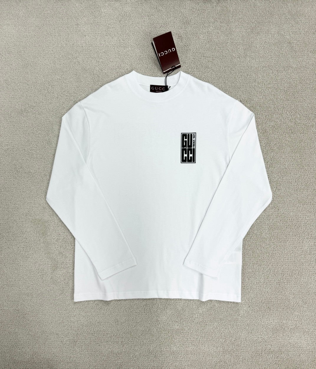 Minimal Luxe Logo Long Sleeve Tee