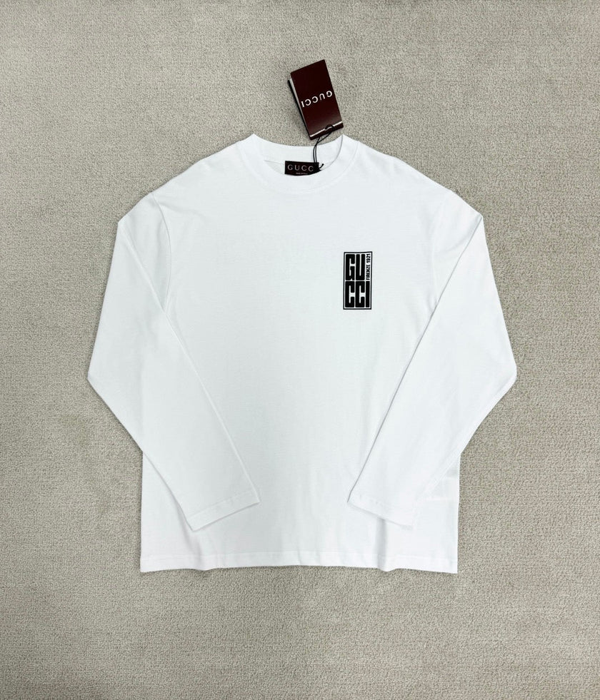 Minimal Luxe Logo Long Sleeve Tee
