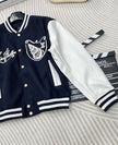 Monogram Crest Varsity Jacket
