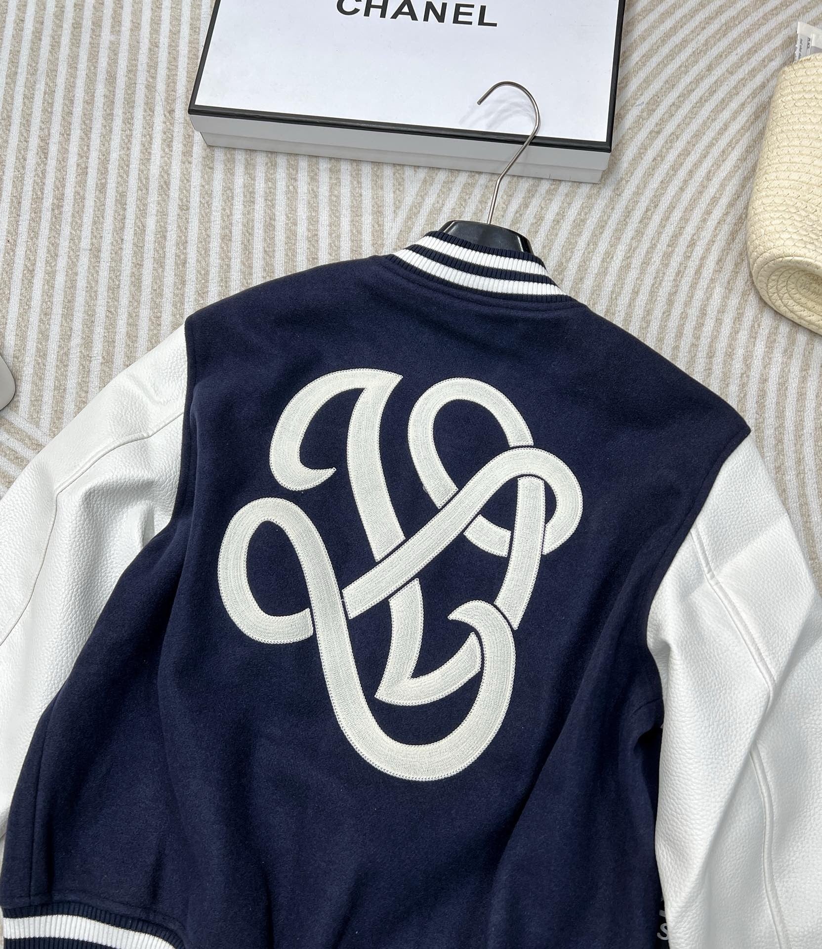 Monogram Crest Varsity Jacket