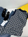 Monogram Knit Polo Tank