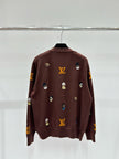 Monogram Character Knit Cardigan