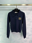 Logo Patch Knit Polo
