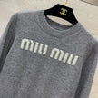 Logo Knit Crop Sweater