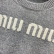 Logo Knit Crop Sweater
