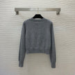 Logo Knit Crop Sweater