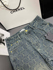 Monogram Wide-Leg Denim