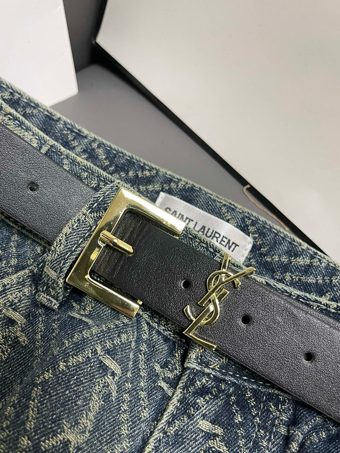 Monogram Wide-Leg Denim