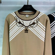 Equestrian Chain Motif Sweaters