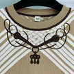 Equestrian Chain Motif Sweaters