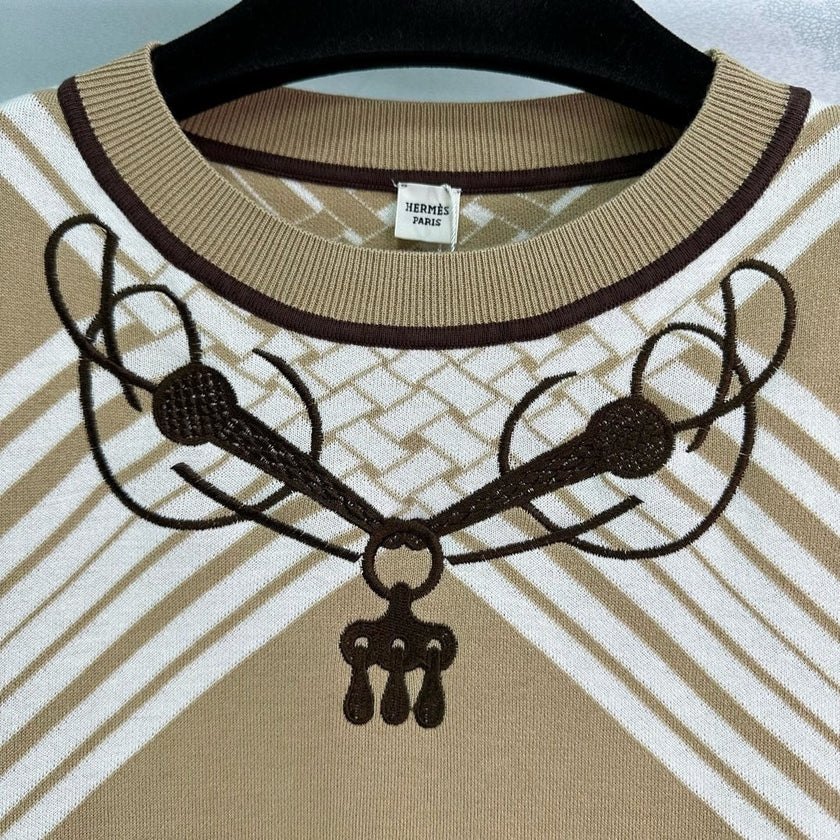Equestrian Chain Motif Sweaters