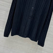 Cable Knit Button-Up Polo