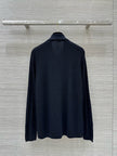 Cable Knit Button-Up Polo