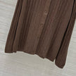 Cable Knit Button-Up Polo