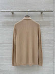 Cable Knit Button-Up Polo