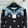Equestrian Motif Knit Sweater
