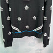 Equestrian Motif Knit Sweater