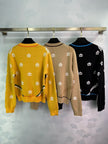 Equestrian Motif Knit Sweater