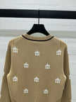 Equestrian Motif Knit Sweater