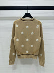 Equestrian Motif Knit Sweater