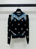 Equestrian Motif Knit Sweater