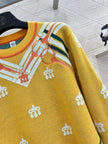 Equestrian Motif Knit Sweater