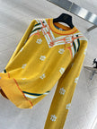 Equestrian Motif Knit Sweater