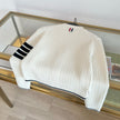 Ribbed Stripe Sleeve Cardigan