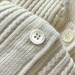 Ribbed Stripe Sleeve Cardigan
