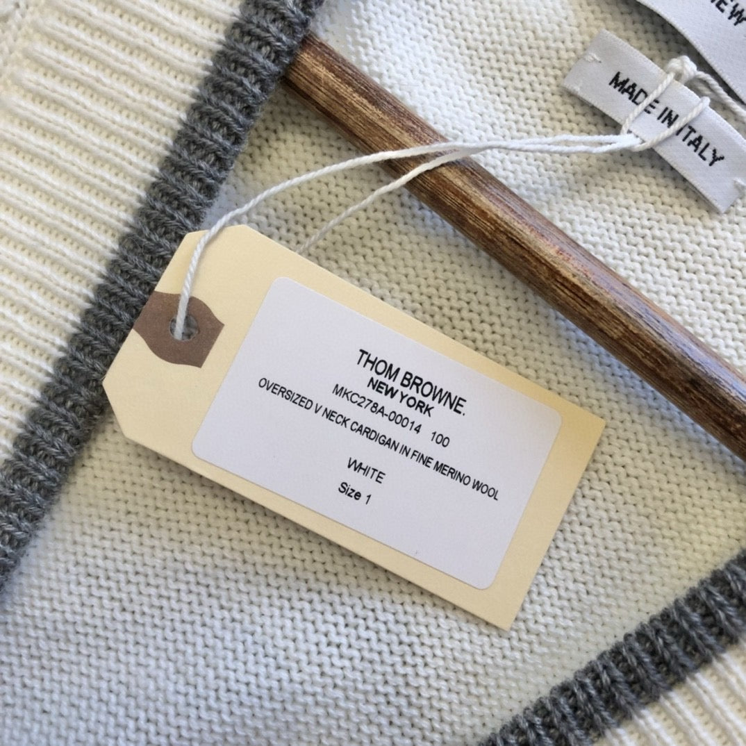 Classic Stripe Button Cardigan